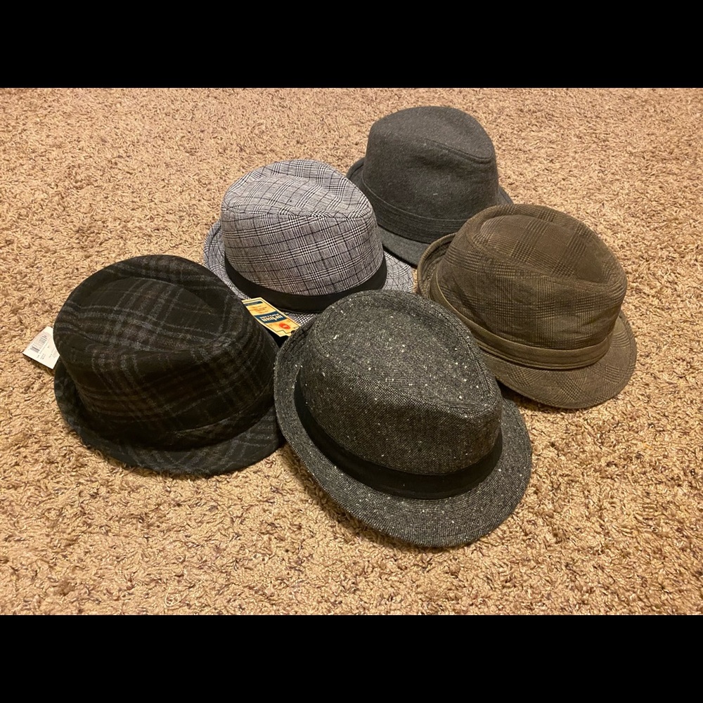 5 Fedora Hats